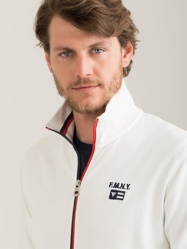 Fred Mello felpa zip FM23W20FZ