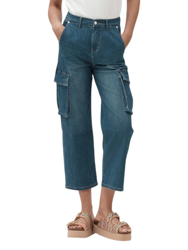 White Wise jeans cargo WW30214