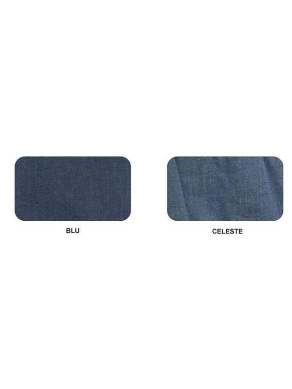 White Wise canotta chambray WW30264