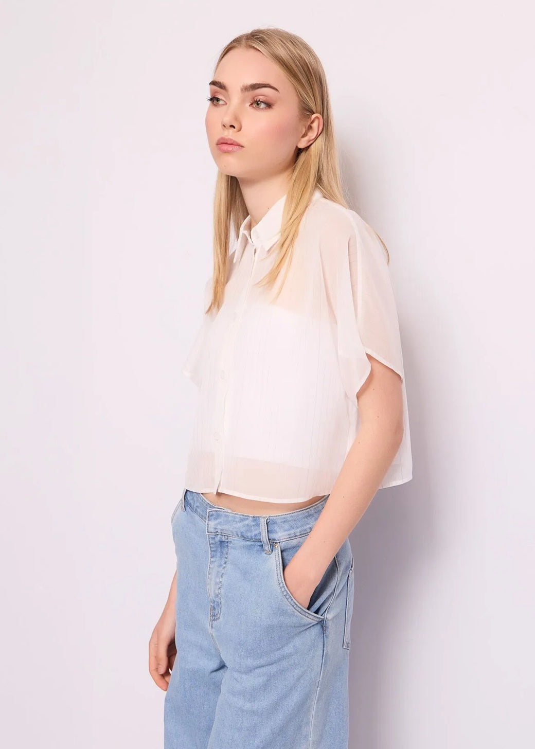 Denny Rose camicia cropped 511ND45023
