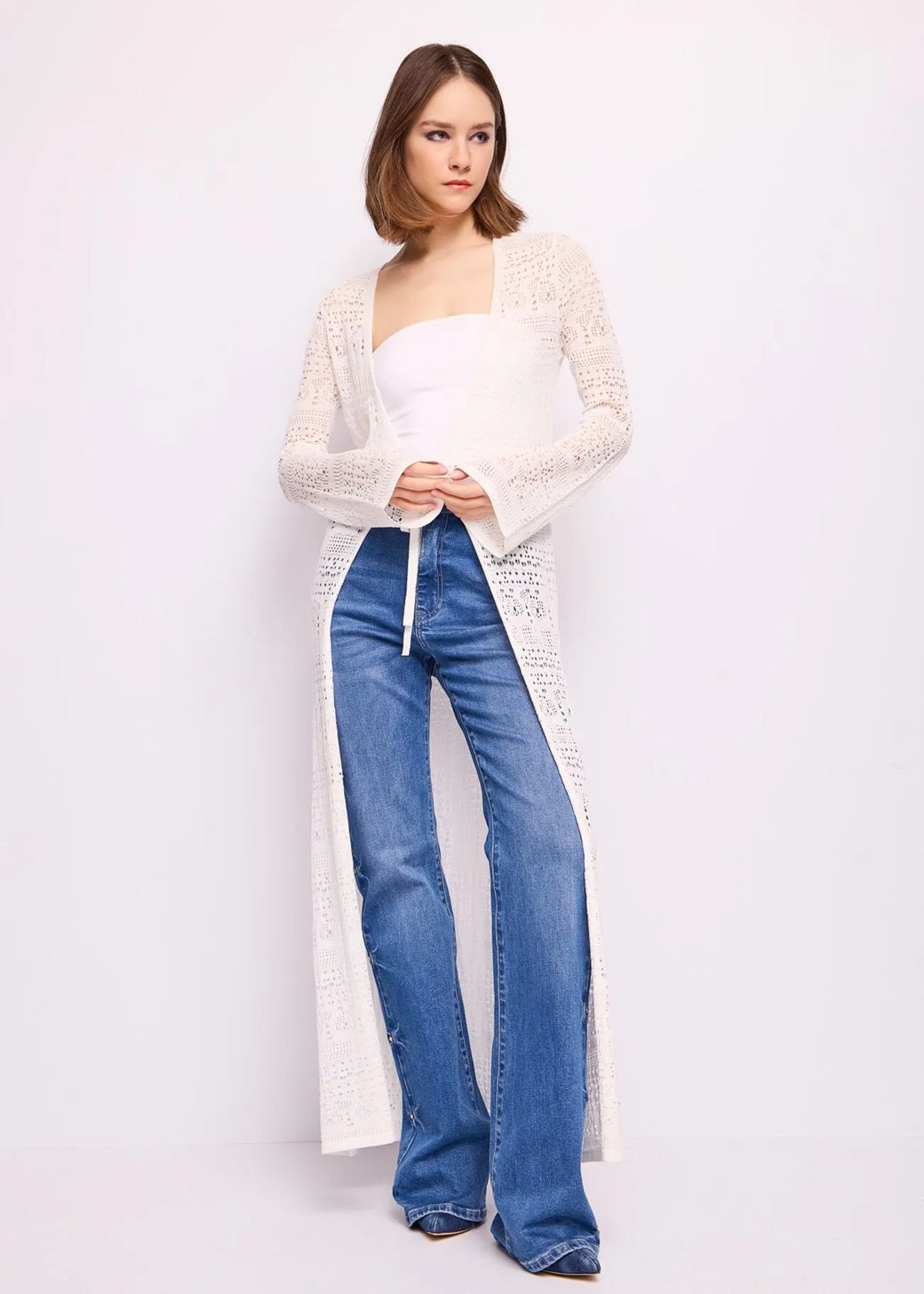Denny Rose cardigan lungo 511DD53005