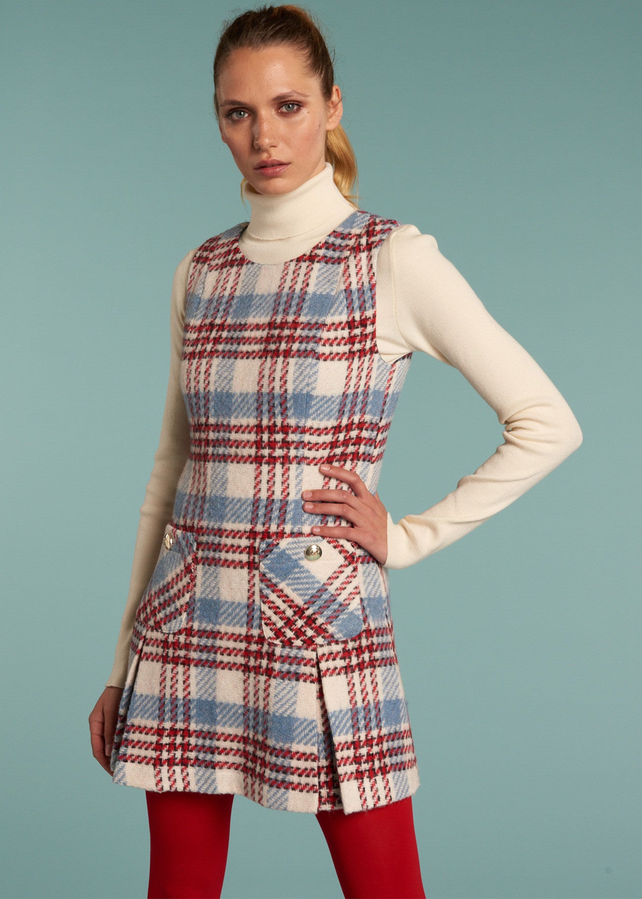 Denny Rose abito check C121DD10013
