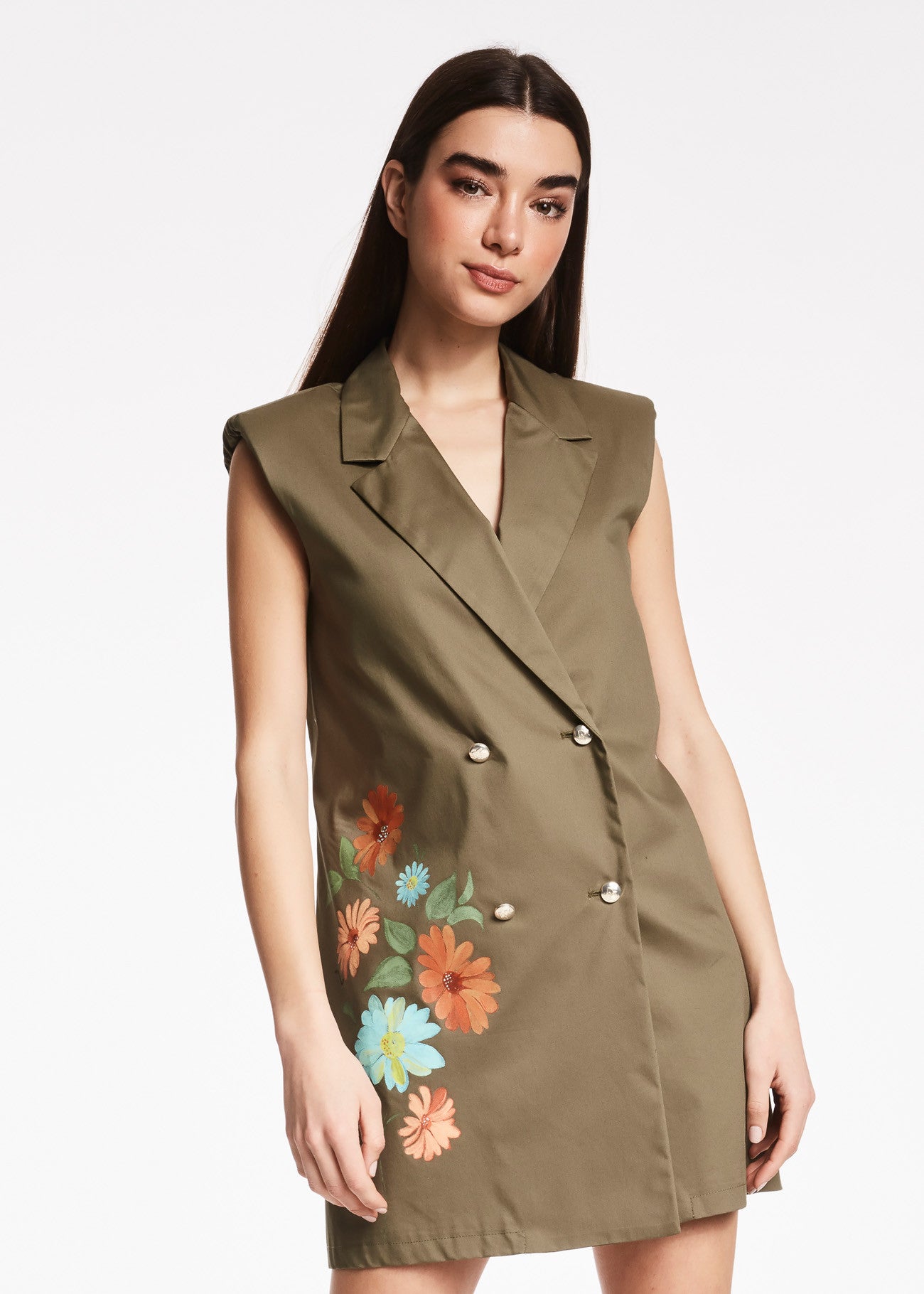 Denny Rose Abito con stampa floreale 211DD0049