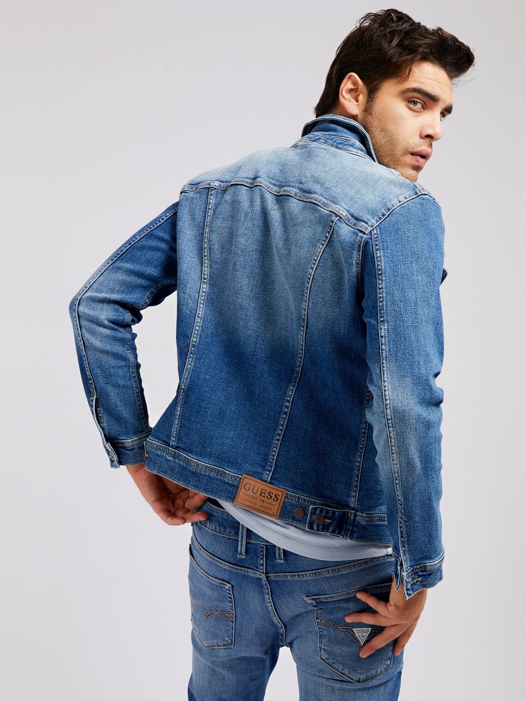 Giacca di jeans M01N14 D3Y92 william jacket