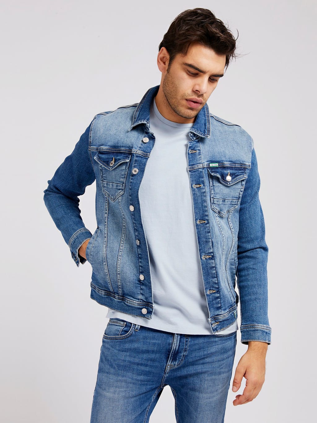 Giacca di jeans M01N14 D3Y92 william jacket